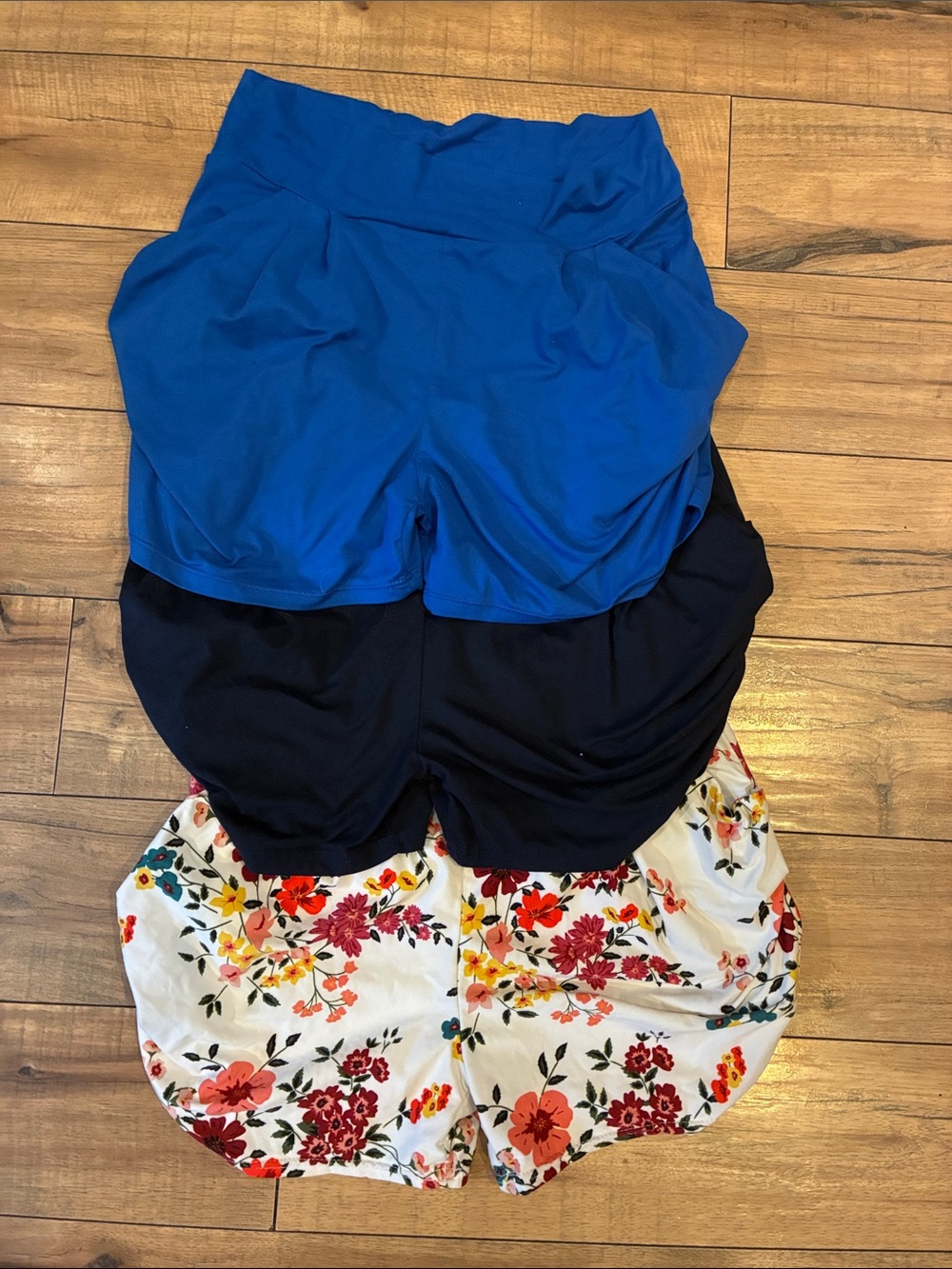 Women’s L/XL Shorts - 3 Total - Stretchy Comfy